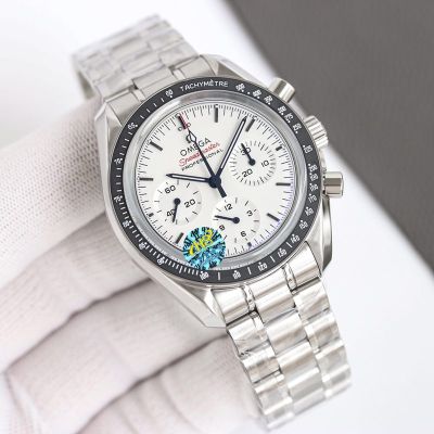 Omega Speedmaster 42MM 316L Steel 3861 Movement Steel Strap Watch